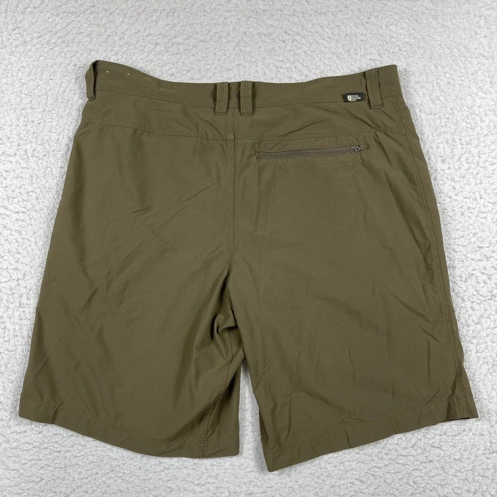 The North Face Shorts Mens 36 Olive Brown Hiking‎ Cargo Stretch Outdoor Trail